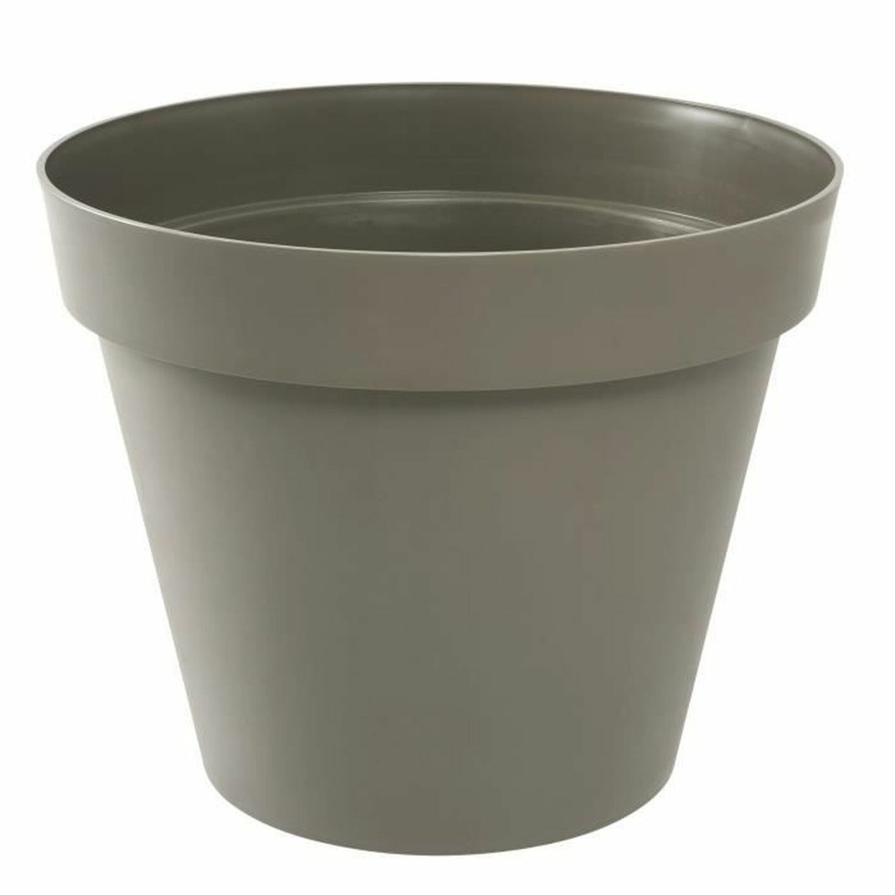 Pot de fleur rond toscane ø 60 x hauteur 47 cm - 76 l - taupe