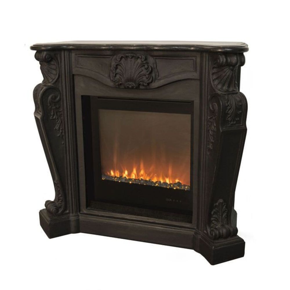 Cheminee electrique noire 800w xaralyn rubyfires louisnero trivero70 ...