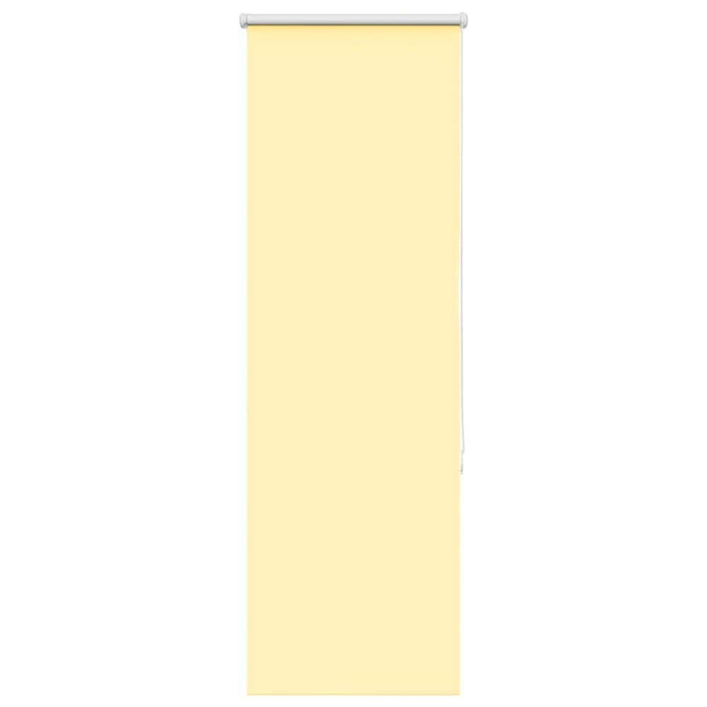 Store enrouleur occultant jaune largeur du tissu 35,7 cm