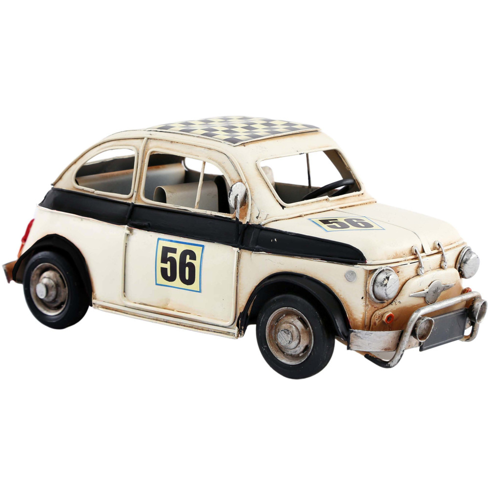 Statuette voiture de course en métal 27 x 13 cm modèle 2