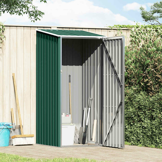 Abri de jardin vert 87x98x159 cm acier galvanisé