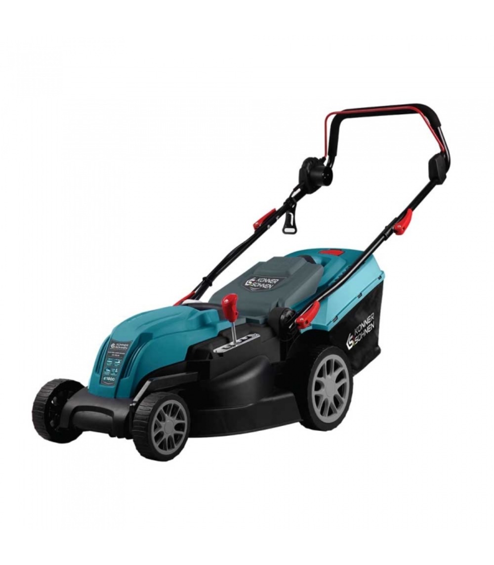 Tondeuse électrique 1800w, largeur de coupe 42 cm, surface 100 à 300 m² - könner söhnen ks 42lm