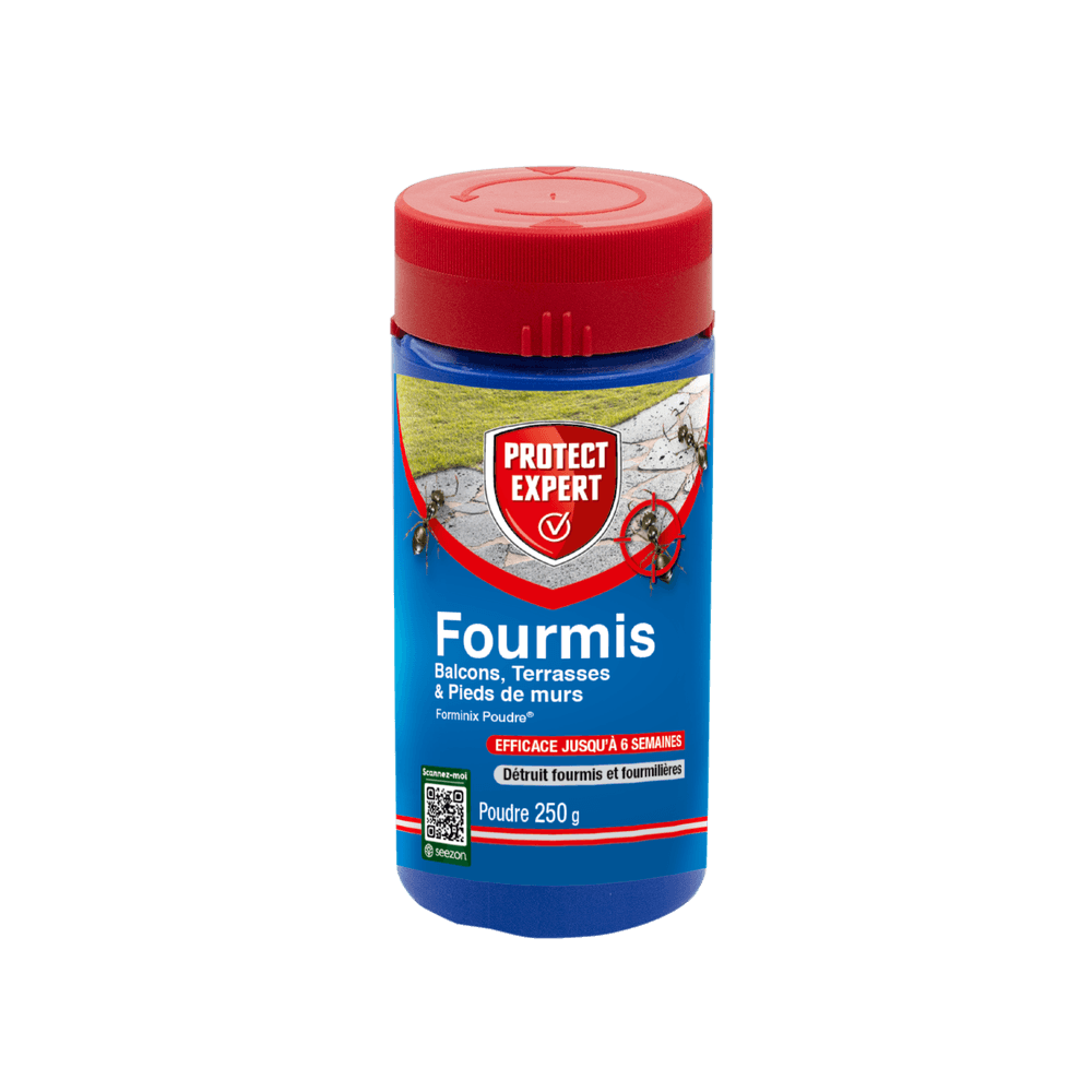 Anti-fourmis - poudrage et arrosage - jusqu'à 75m2 traités - 250g - action choc et protection longue durée