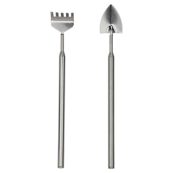 Kit d'outils pour terrarium : pelle + râteau - h70 cm