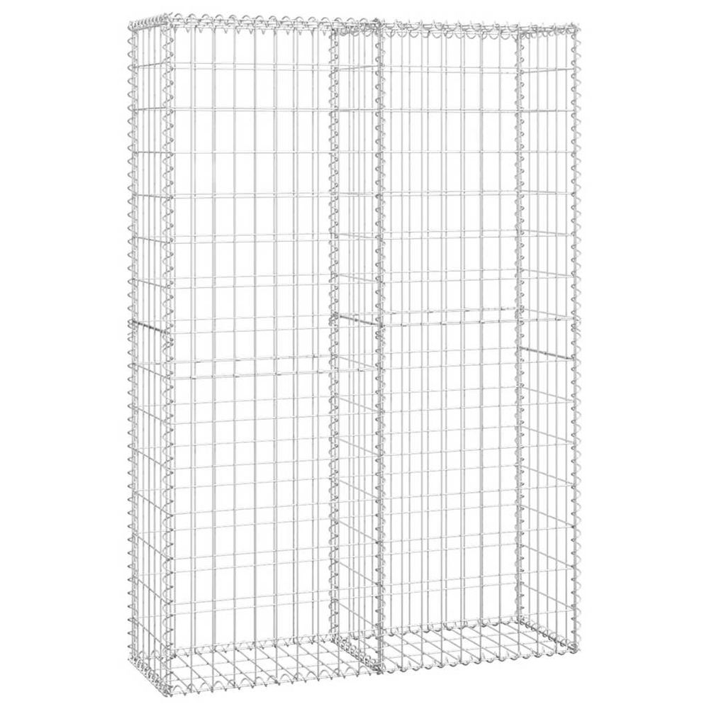 PANIER DE GABION AVEC COUVER 5-(865409)