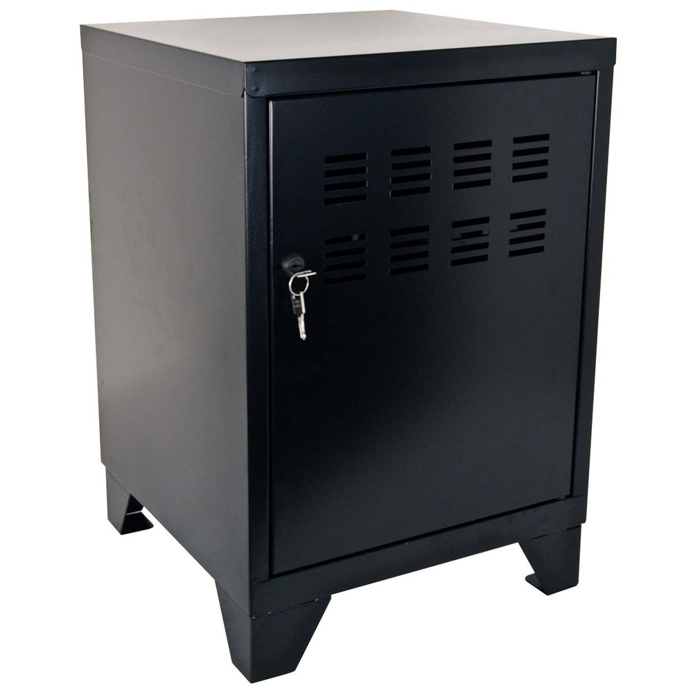 Casier de rangement en métal pour enfants 59 cm noir mat