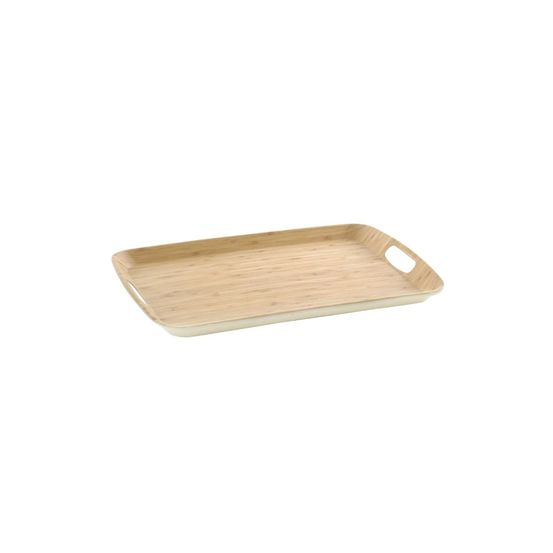 Plateau rectangulaire en fibre de bambou