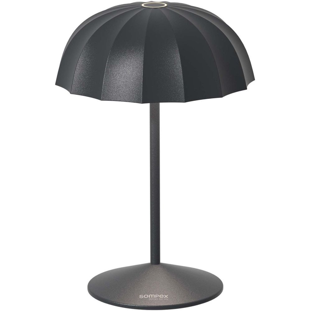 Lampe de table led 24 cm ombrellino noir