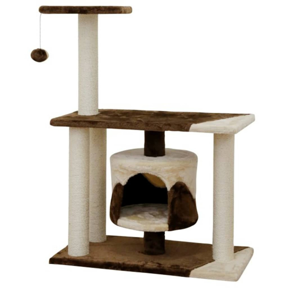 Arbre à chat jade pro 96 cm marron et beige