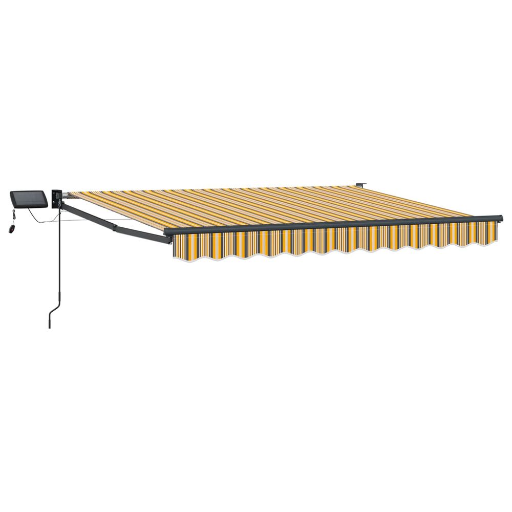 Store rétractable manuel avec leds 3 x 2,5 m