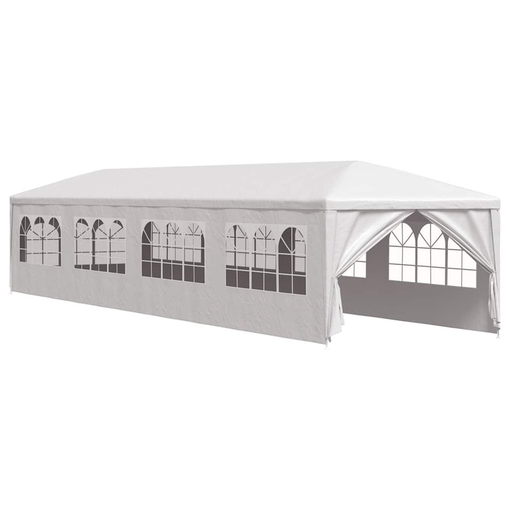 Tonnelle de jardin 3x12 m blanc