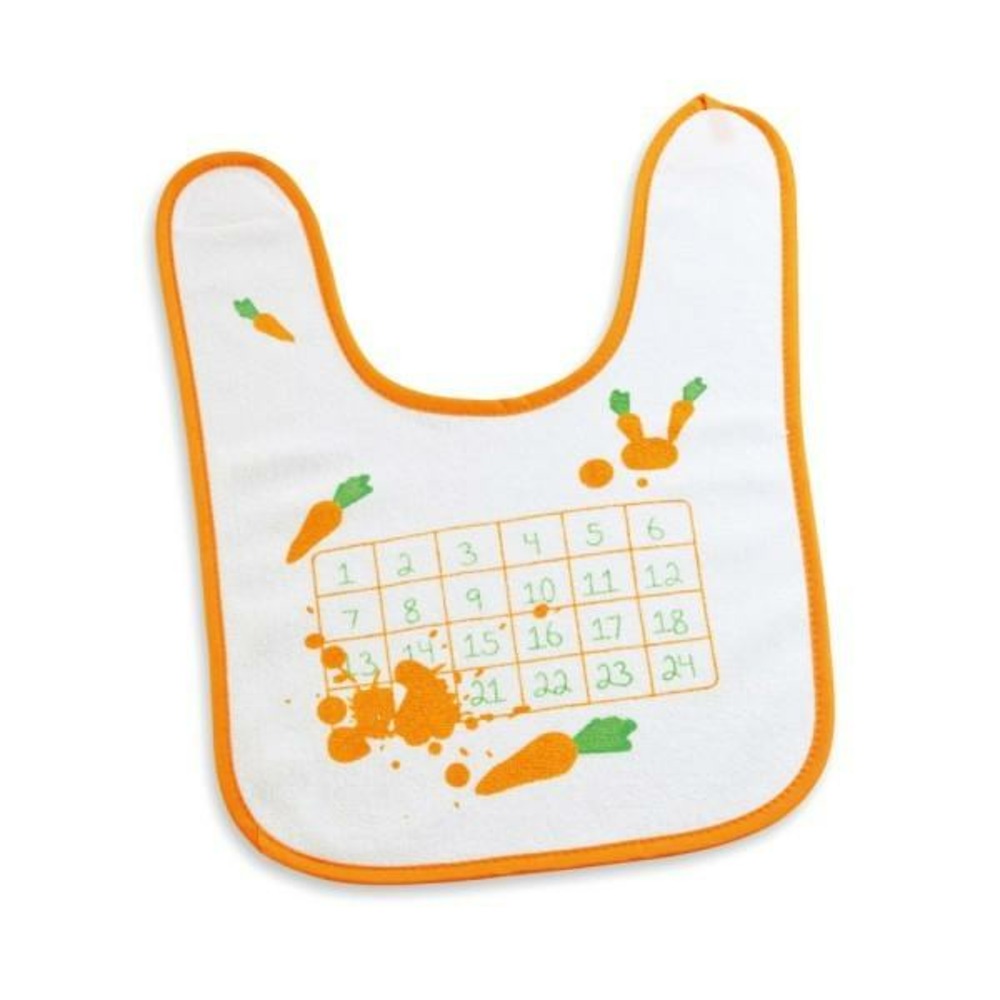 Bavoir bingo carotte