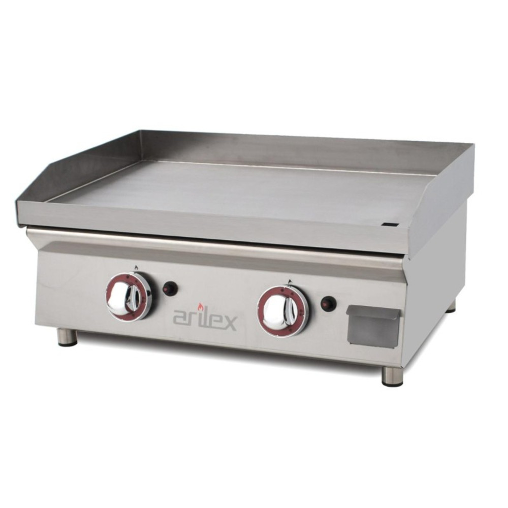Plancha à gaz en acier rectifié - arilex