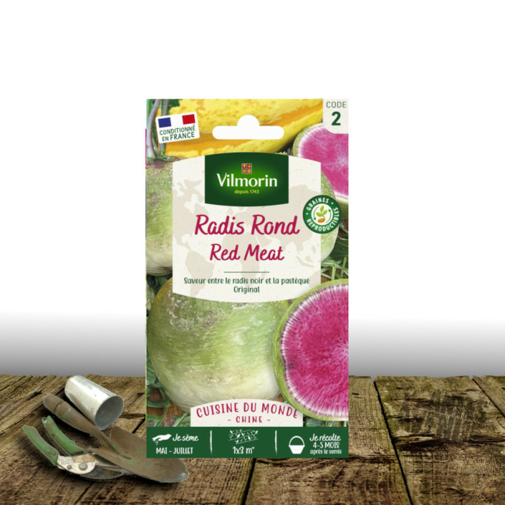 Graines de radis red meat - sans traitement - vilmorin sachet