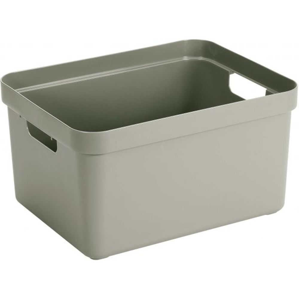Boite de rangement sigma home box 32 l vert clair