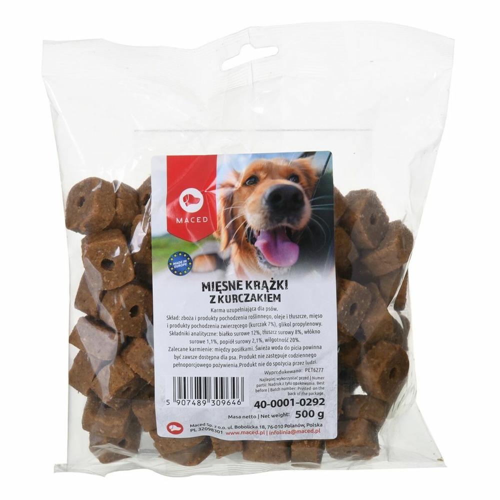 Snack pour chiens maced poulet 500 g