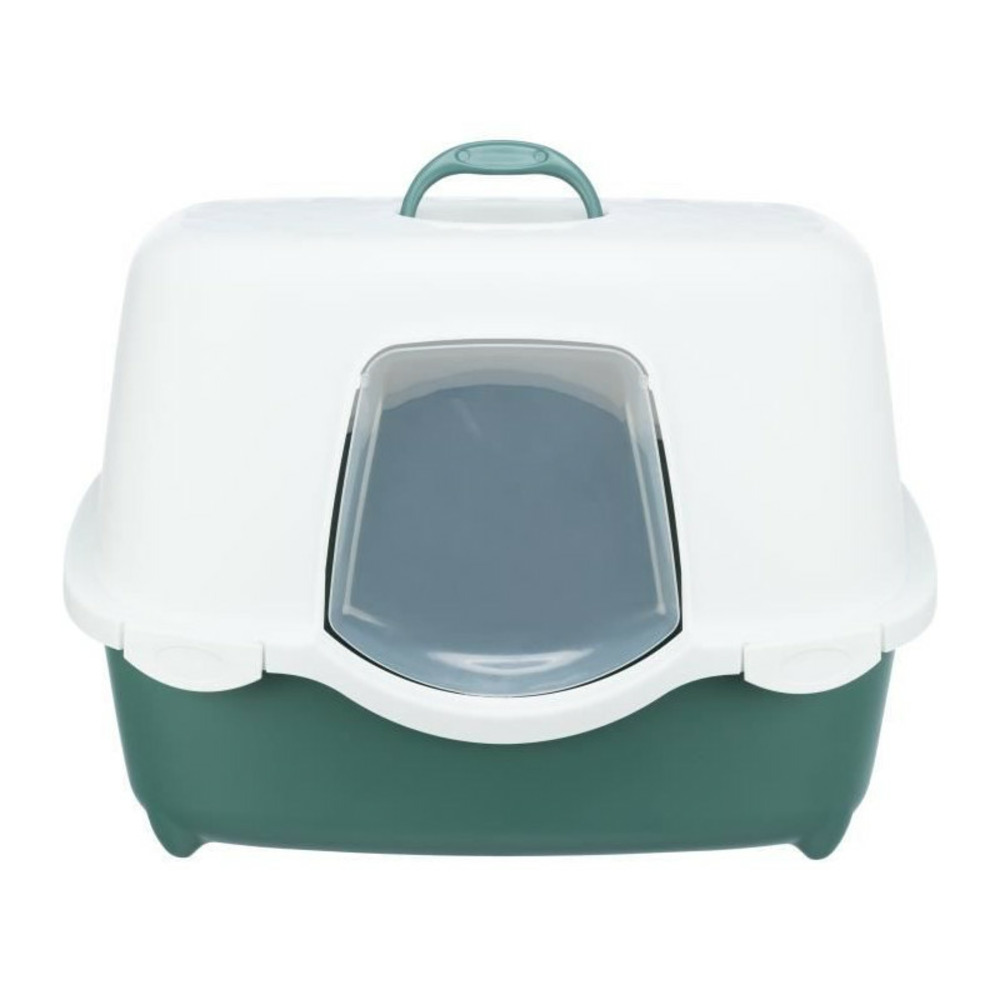 Bac a litiere trixie davio top - couvercle - 56 × 39 × 39 cm - vert blanc