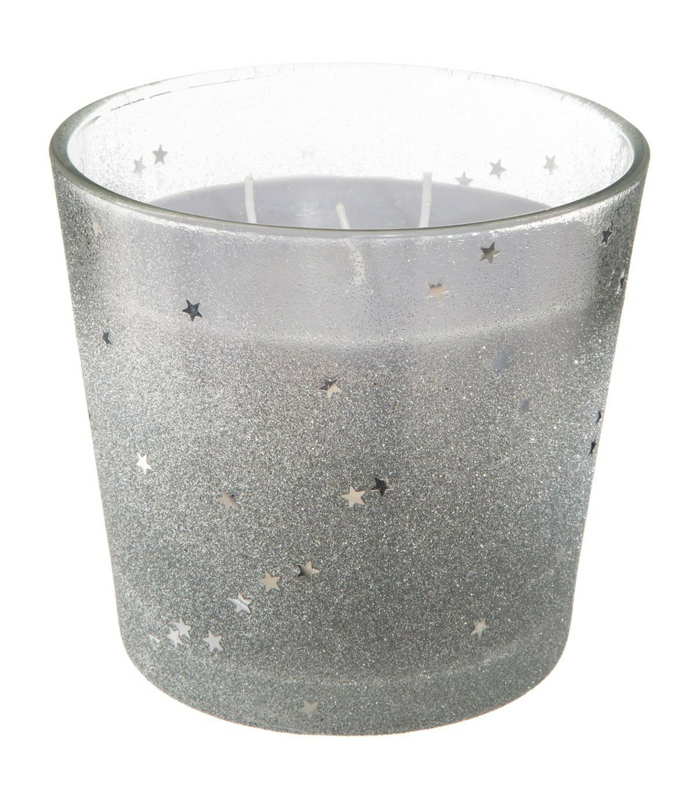 Bougie 3 mèches pot en verre 500 g