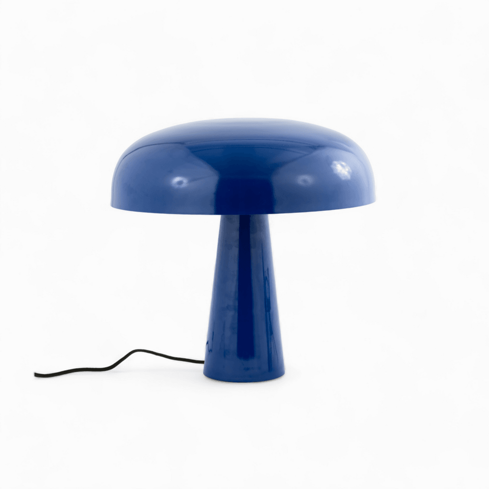 Livia-lampe en métal bleu foncé