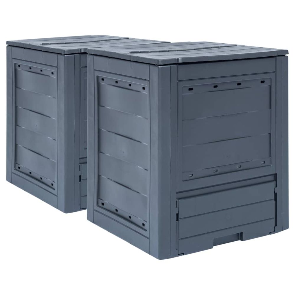 COMPOSTEURS DE JARDIN 2 PCS GR-(862800)