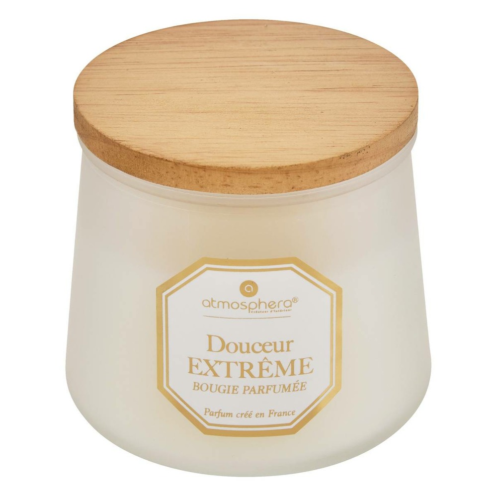 Bougie parfumée elisa vanille - cardamome - poudre de cacao transparent 200g
