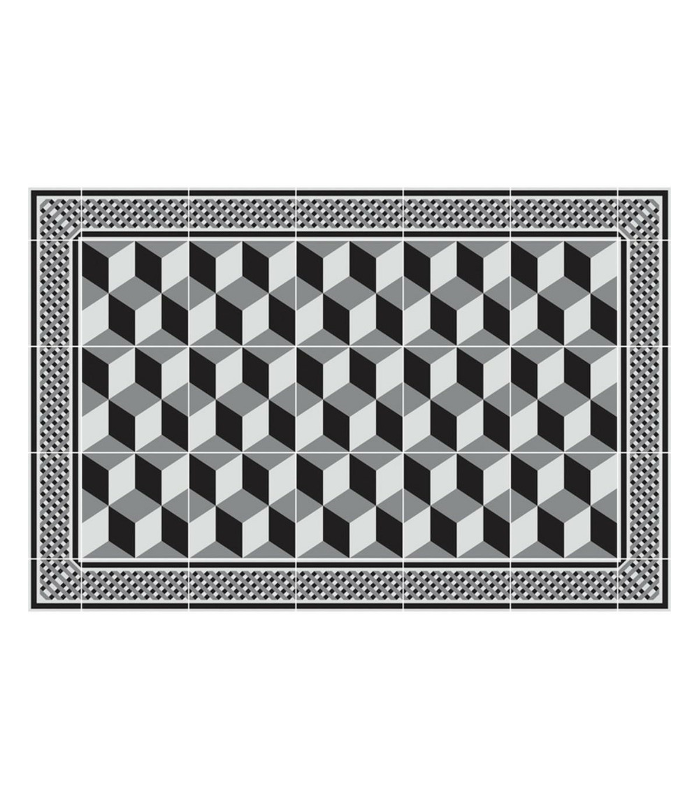 Tapis décoratif en vinyle 50 x 75 cm
