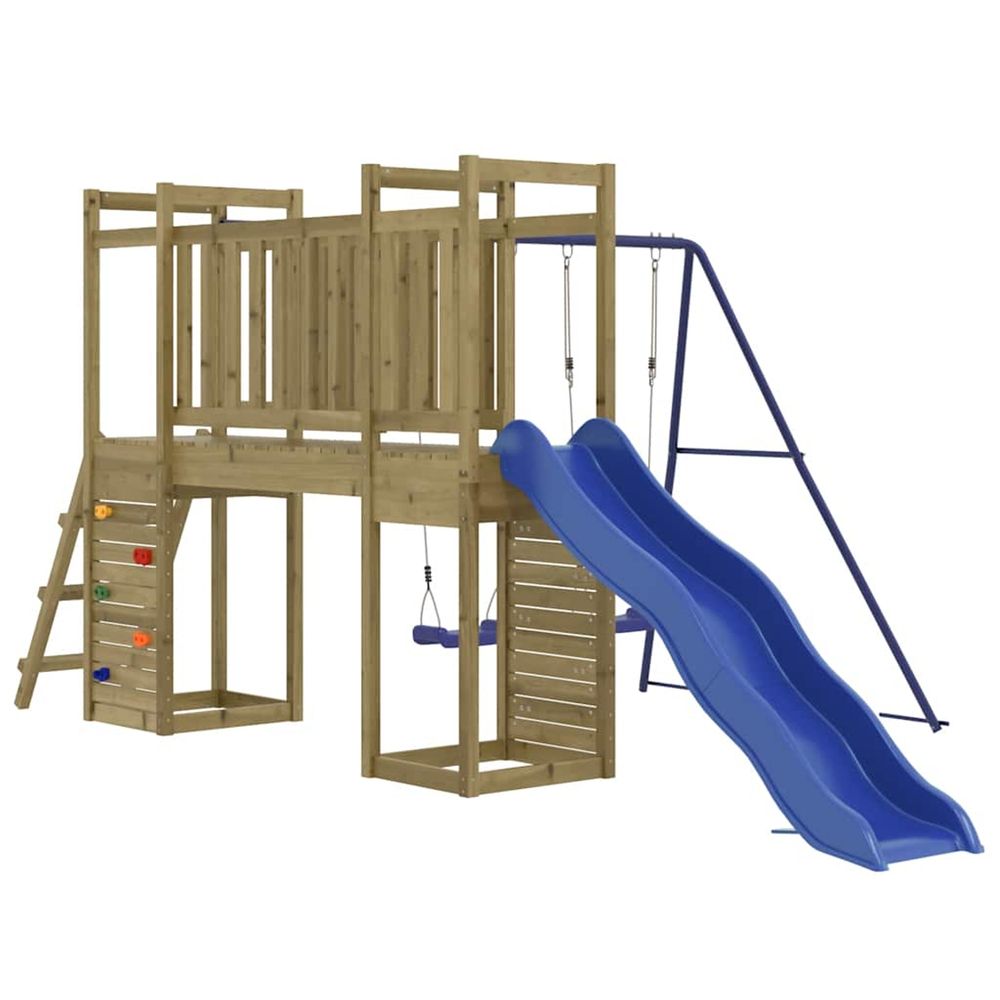 Aire de jeux d'extérieur bois de pin imprégné