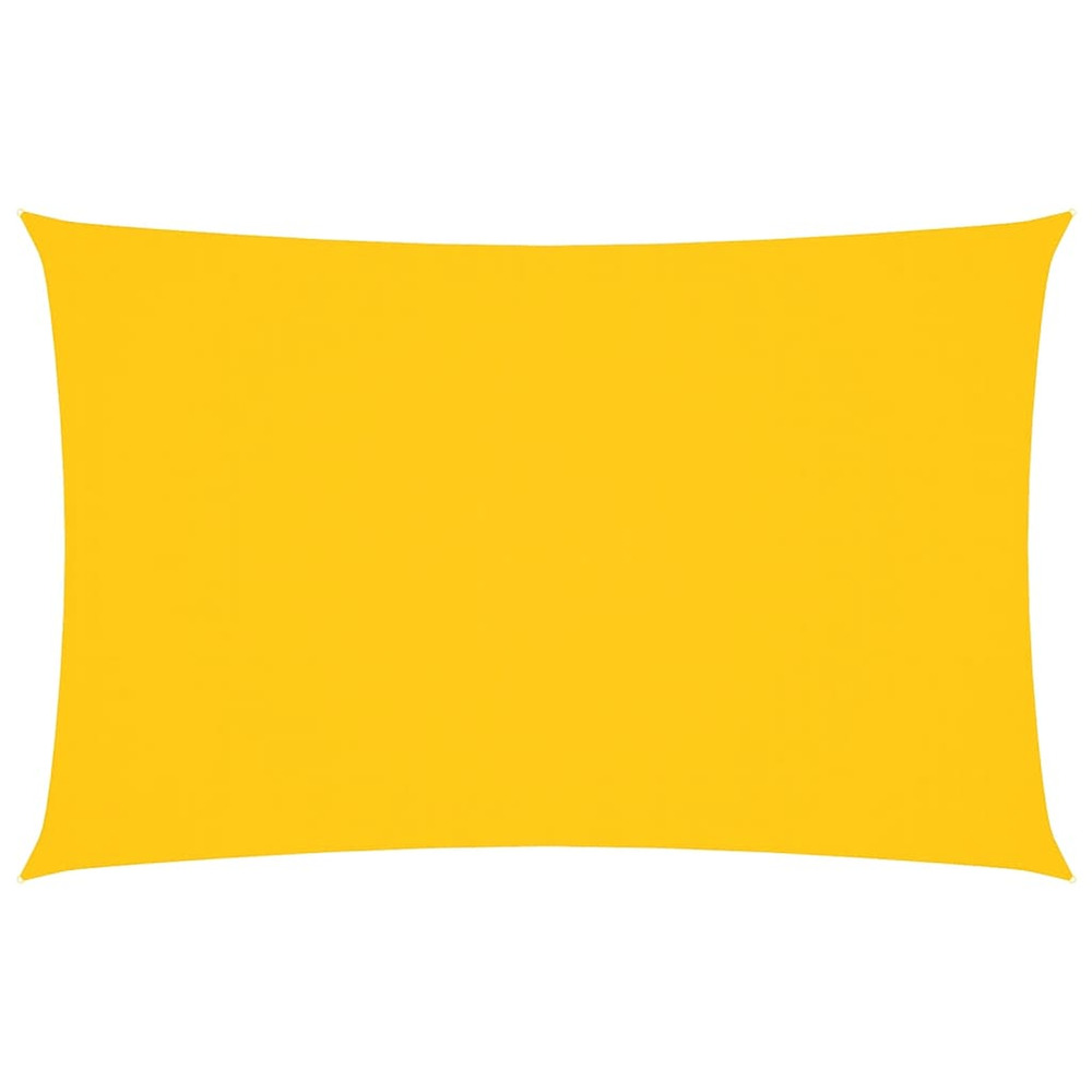 Voile de parasol tissu oxford rectangulaire 5x8 m jaune