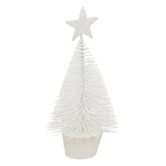 Sapin de table pailleté