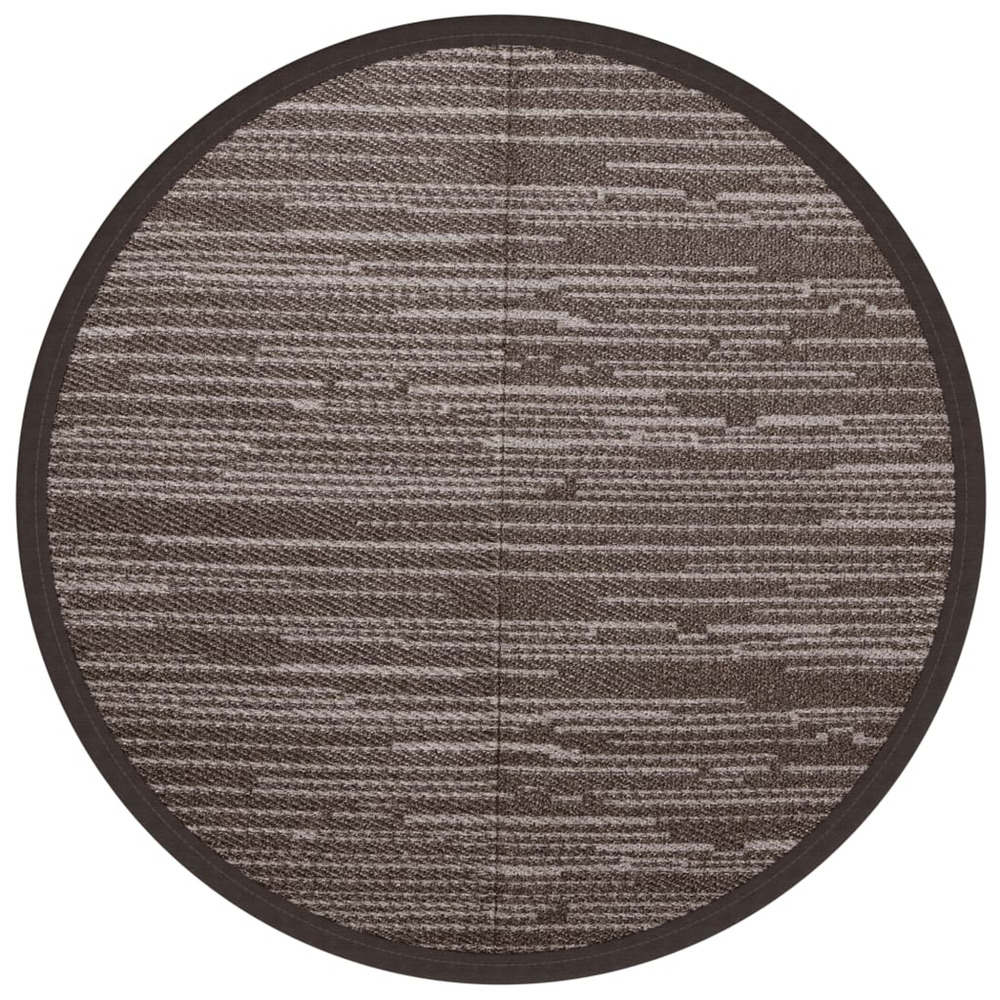 Tapis d'extérieur arakil marron ø160 cm pp
