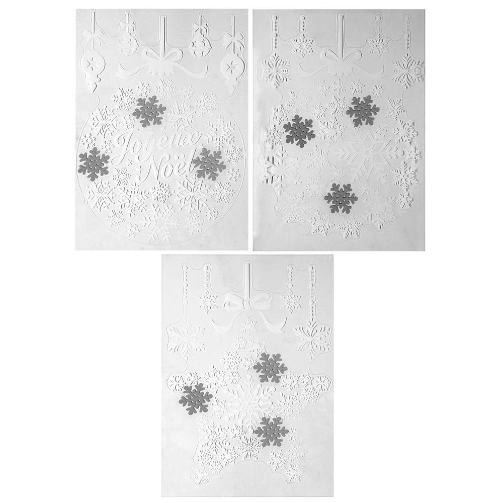 Sticker forme flocons 29x40