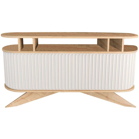 Buffet en aggloméré porte coulissante stor