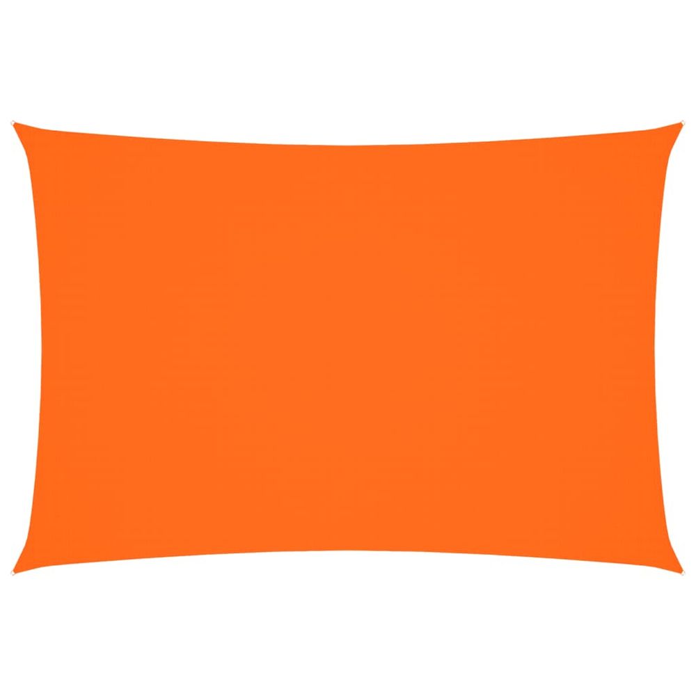 Voile de parasol tissu oxford rectangulaire 3x5 m orange