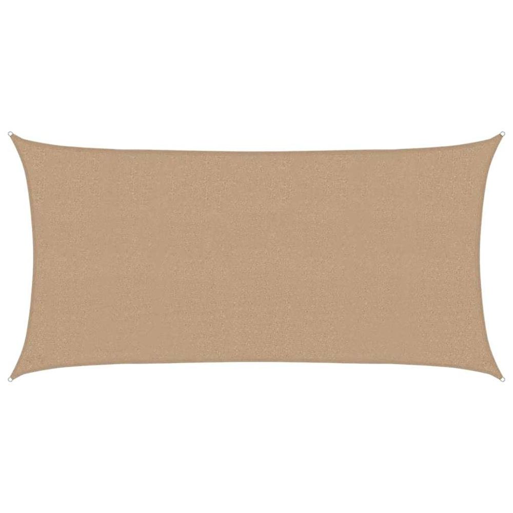 Voile d'ombrage 160 g/m² taupe 2,5x5 m pehd