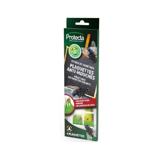 4 plaquettes anti-mouches décorées