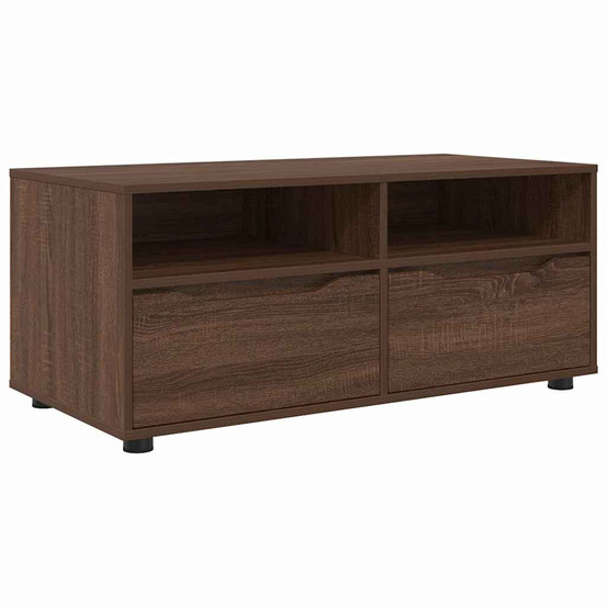 Meuble tv chêne brun 100 x 48 x 43 cm bois d'ingénierie