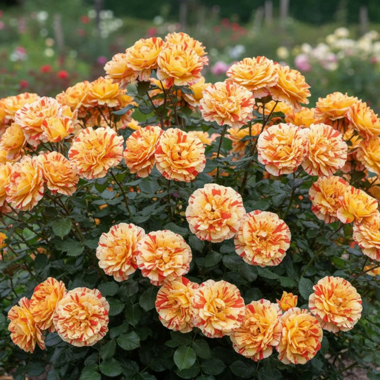 Rosier arbustif fifty-fifty® pot de 3l - 20/40 cm