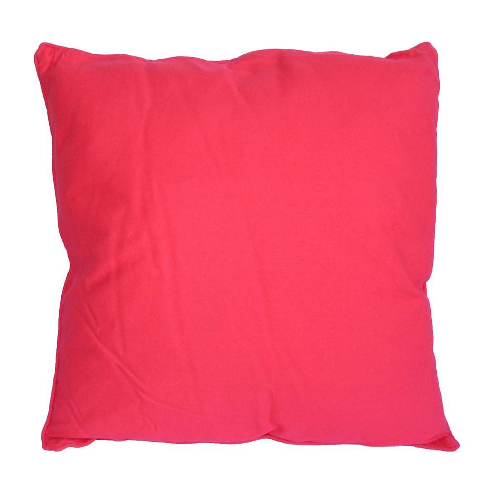 Coussin carré pour dossier de canapé 60 cm rouge