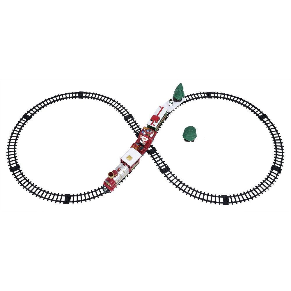 Train de noël lumineux et musical