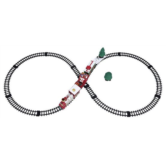 Train de noël lumineux et musical