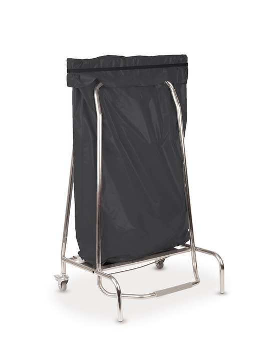 Porte sac poubelle en inox 110 litres - casselin