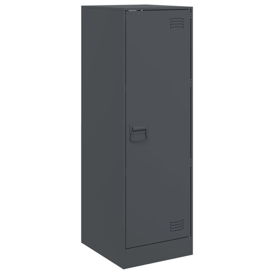 Buffet bahut commode armoire meuble de rangement organisateur cuisine salle de séjour salon 34,5 x 39 x 107 cm acier anthraci