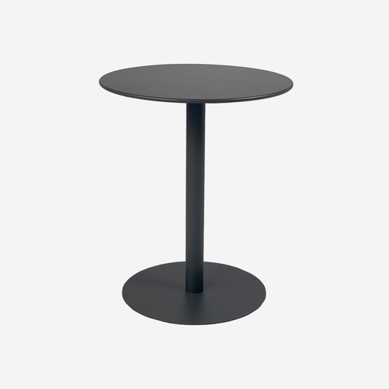 Table de jardin bistrot ronde acier 2 places - ø60cm - orea