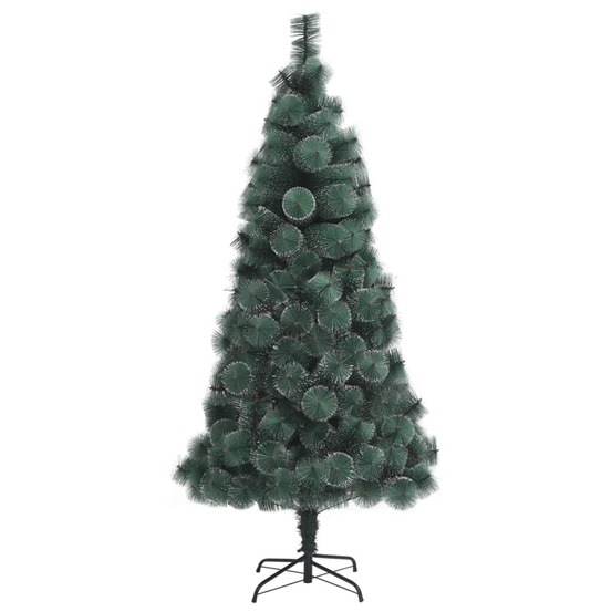 Sapin de noël artificiel avec support vert 120 cm pet