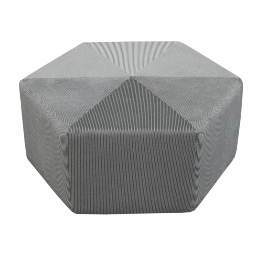 Pouf xxl design velours giulia