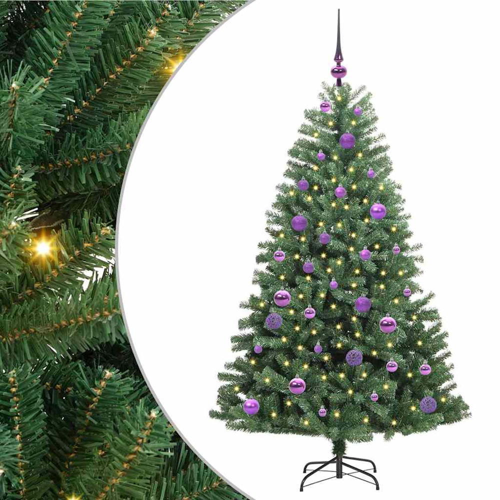 Sapin de noël artificiel à branches articulées vert 150 cm