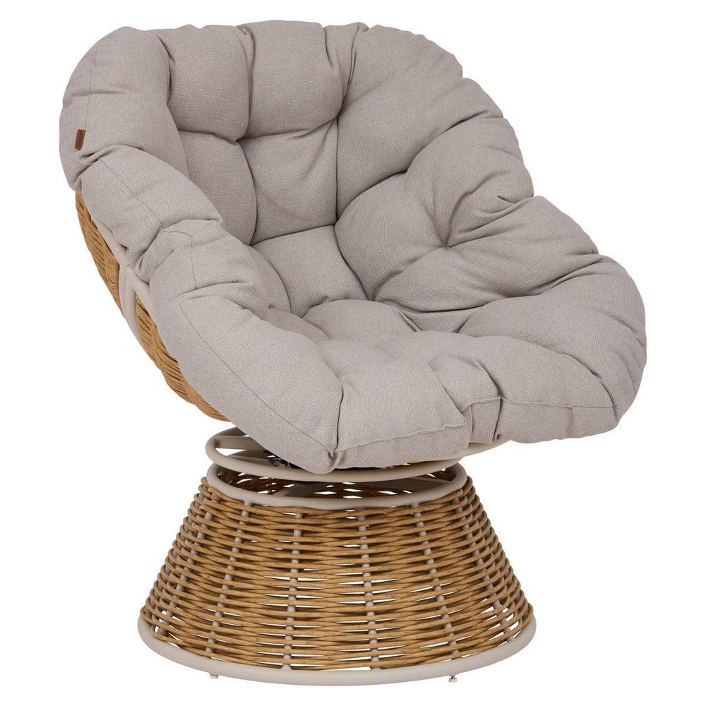 Fauteuil de jardin nymely beige
