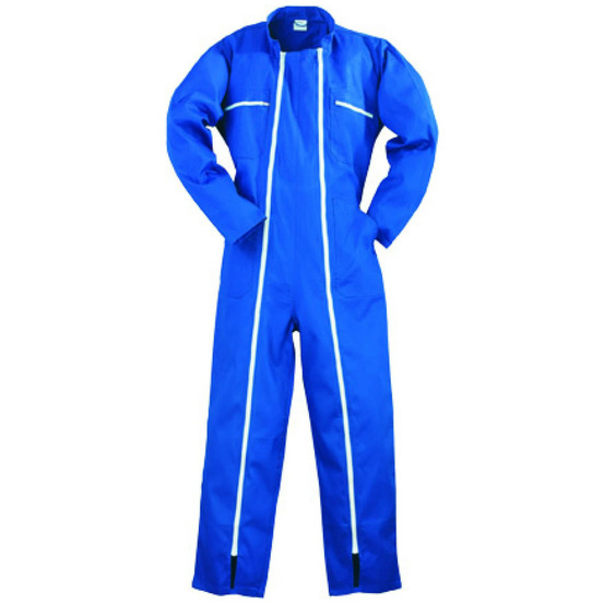 Combinaison factory à doubles zips bleu royal t3l coverguard 74546