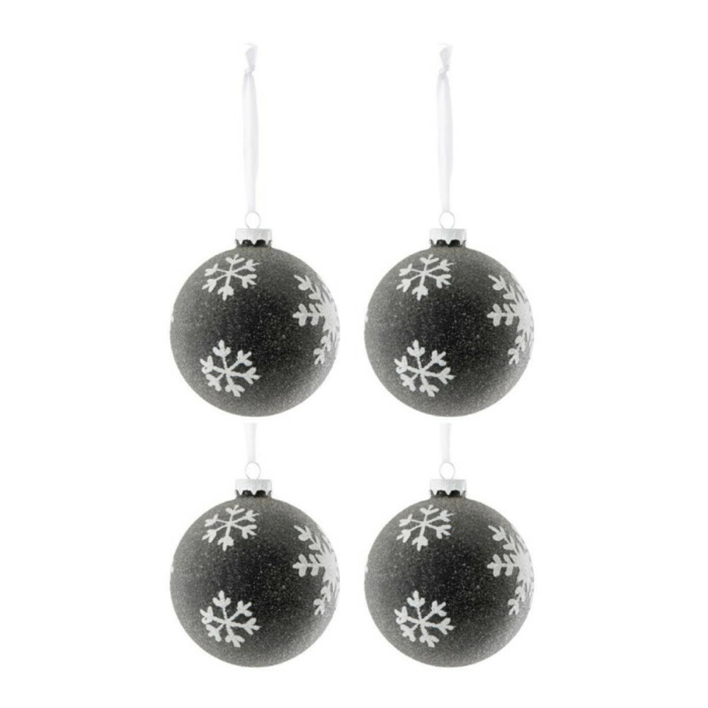 Lot de 4 boules de noël 