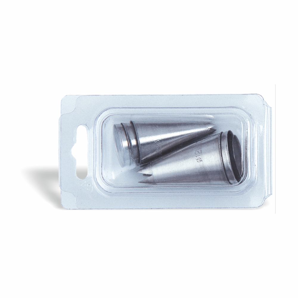 Boîte 6 douilles pâtisserie inox forme cannelée - pujadas